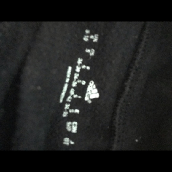 ADIDAS BLACK HOODIE with pockets SZ S - Picture 3 of 3